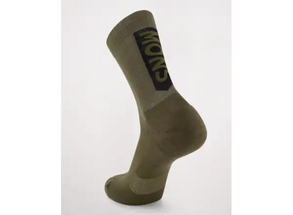 Mons Royale Atlas Merino Crew ponožky Dark Olive