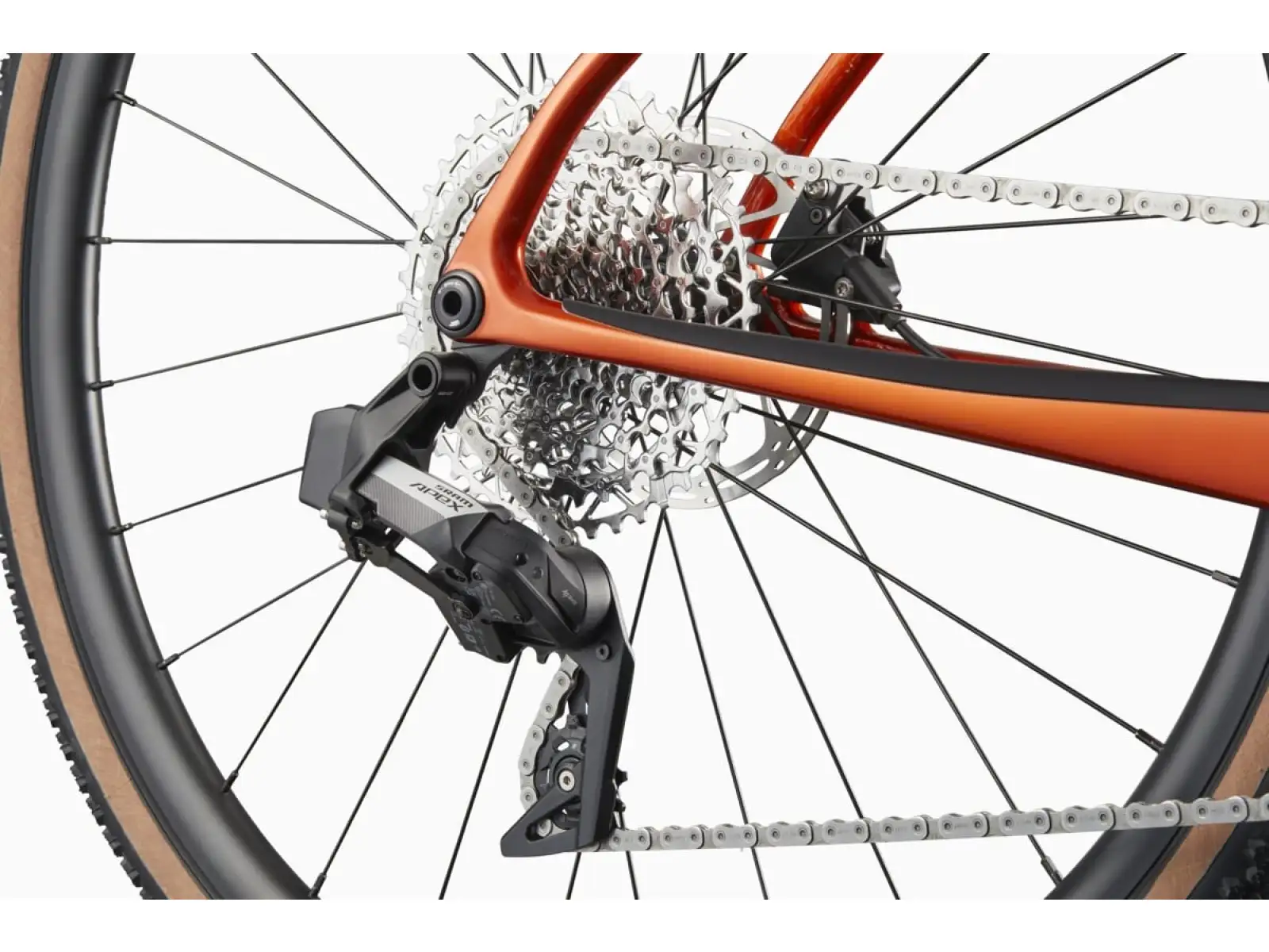Cannondale SuperX 4 AXS gravel kolo Flame Orange