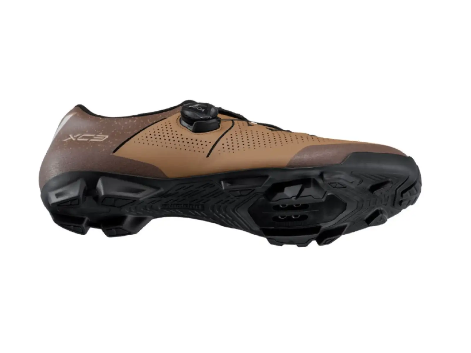 Shimano SH-XC302 Wide pánské MTB tretry hnědá