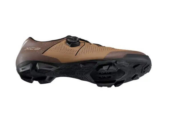 Shimano SH-XC302 Wide pánské MTB tretry hnědá