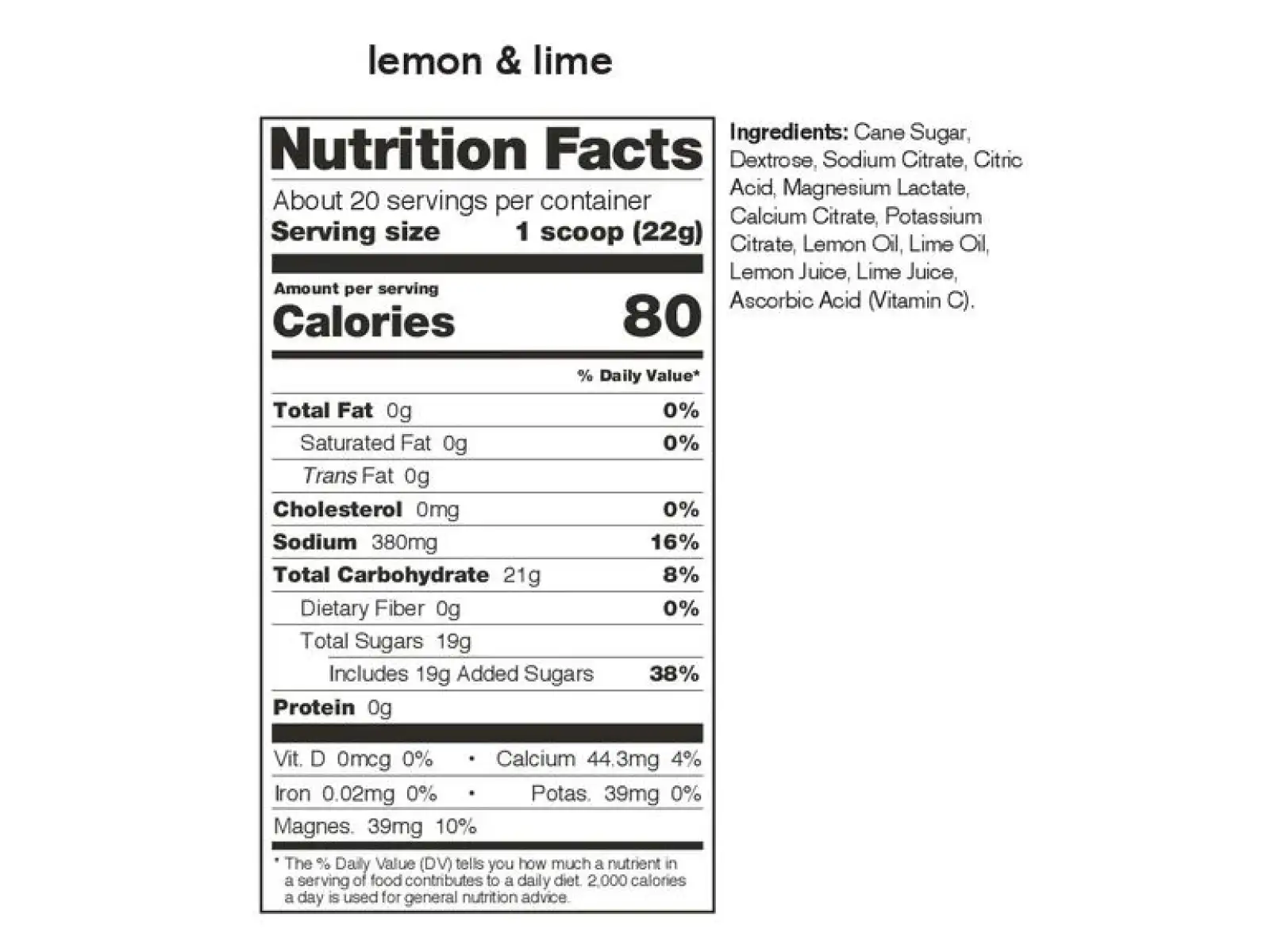 Skratch Labs Hydration Sport Drink Mix iontový nápoj 440 g citron/limeta