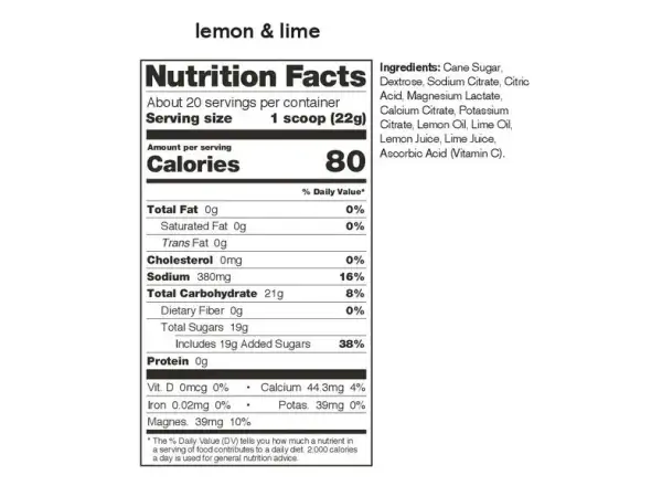 Skratch Labs Hydration Sport Drink Mix iontový nápoj 440 g citron/limeta