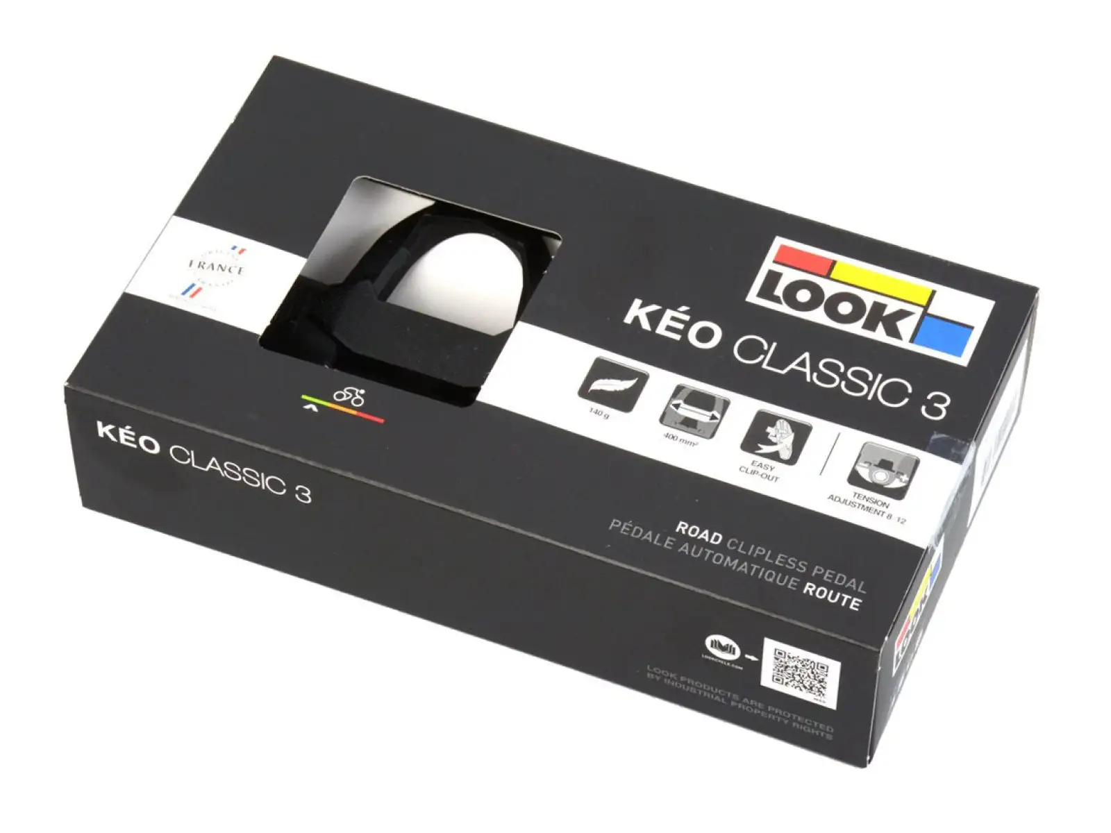 Look Keo Classic 3 nášlapné pedály černo-bílé