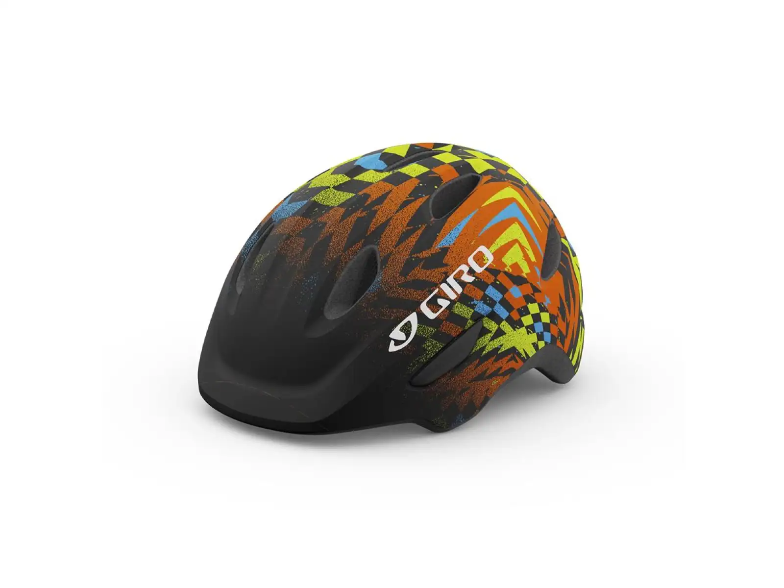Giro Scamp dětská přilba Mat Black/Check Fade