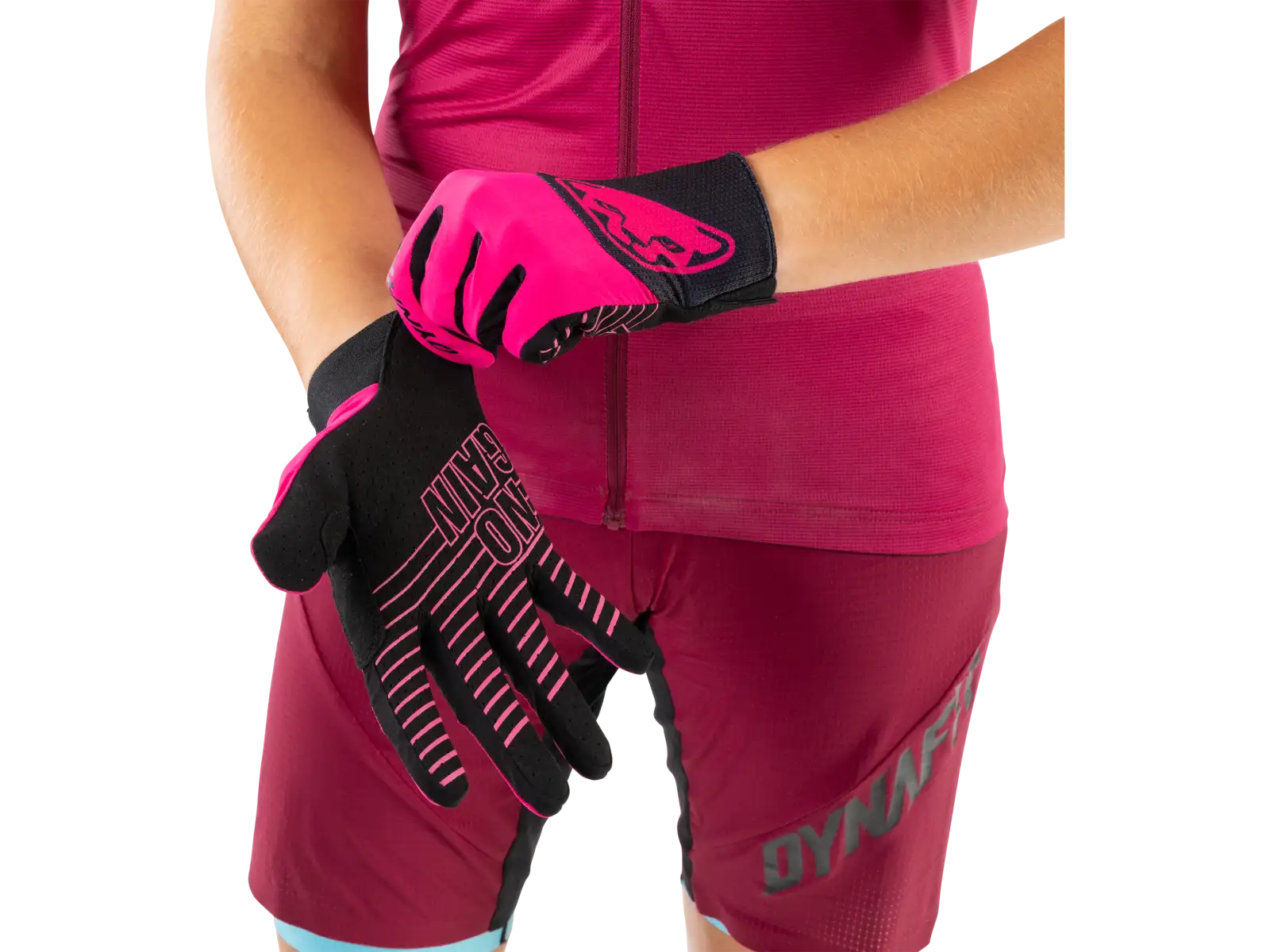 Dynafit Ride Gloves cyklistické rukavice Flamingo