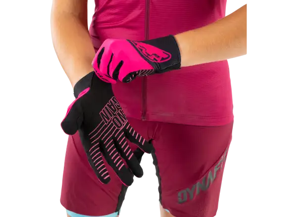 Dynafit Ride Gloves cyklistické rukavice Flamingo