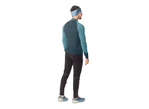 Dynafit Aalpine Zip pánské běžecké triko dlouhý rukáv Smoke blue/0720