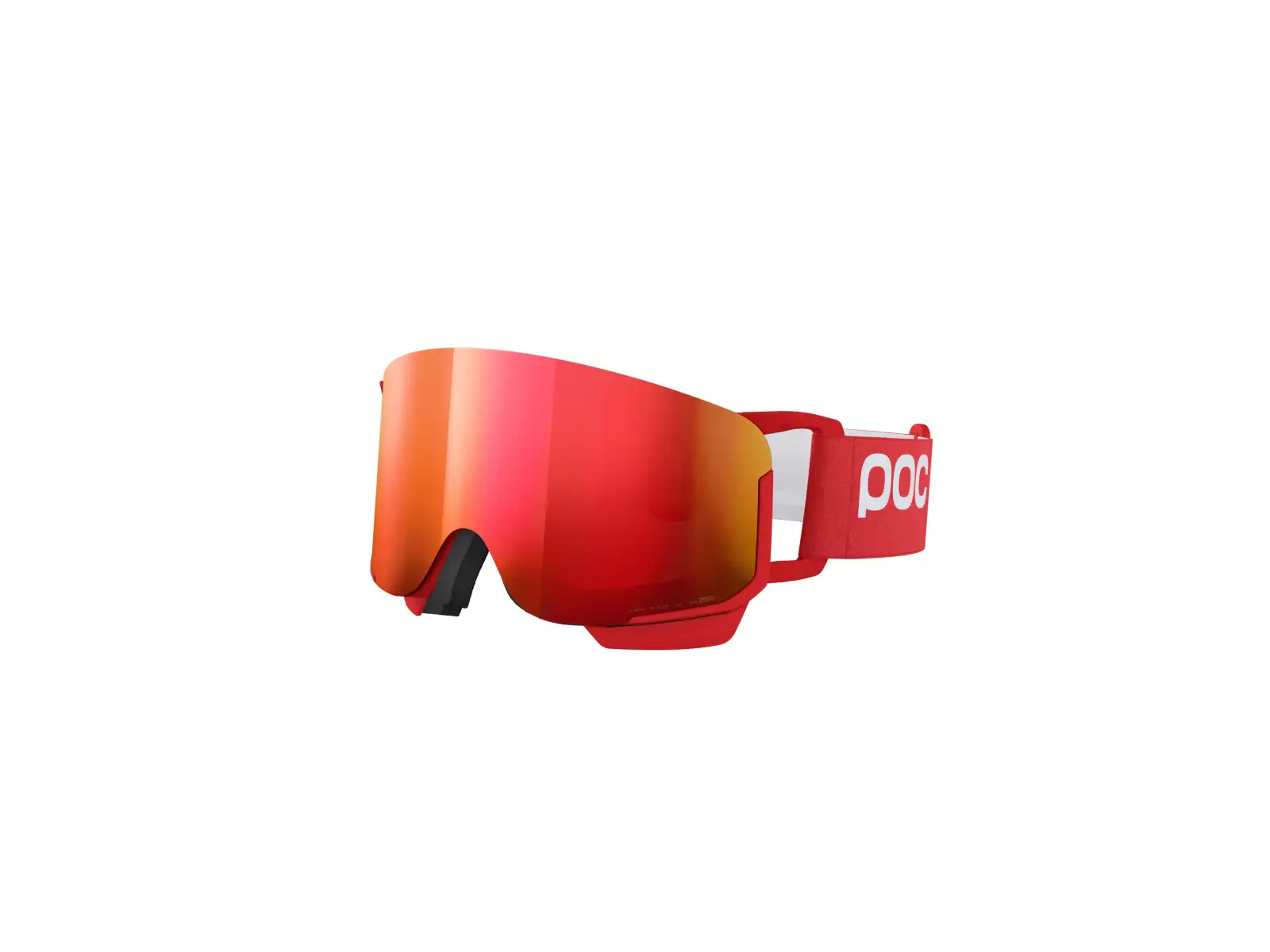 POC Nexal Mid lyžařské brýle Prismane Red/Partly Sunny Red