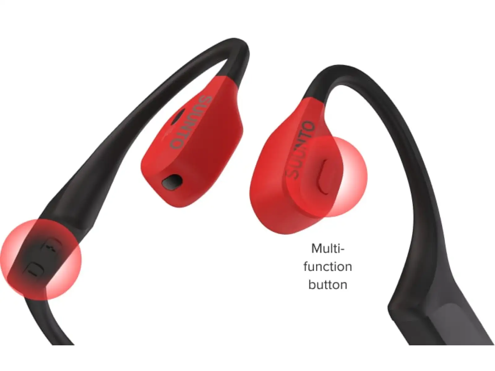 Suunto Wing sluchátka s nabíjecí stanicí Black