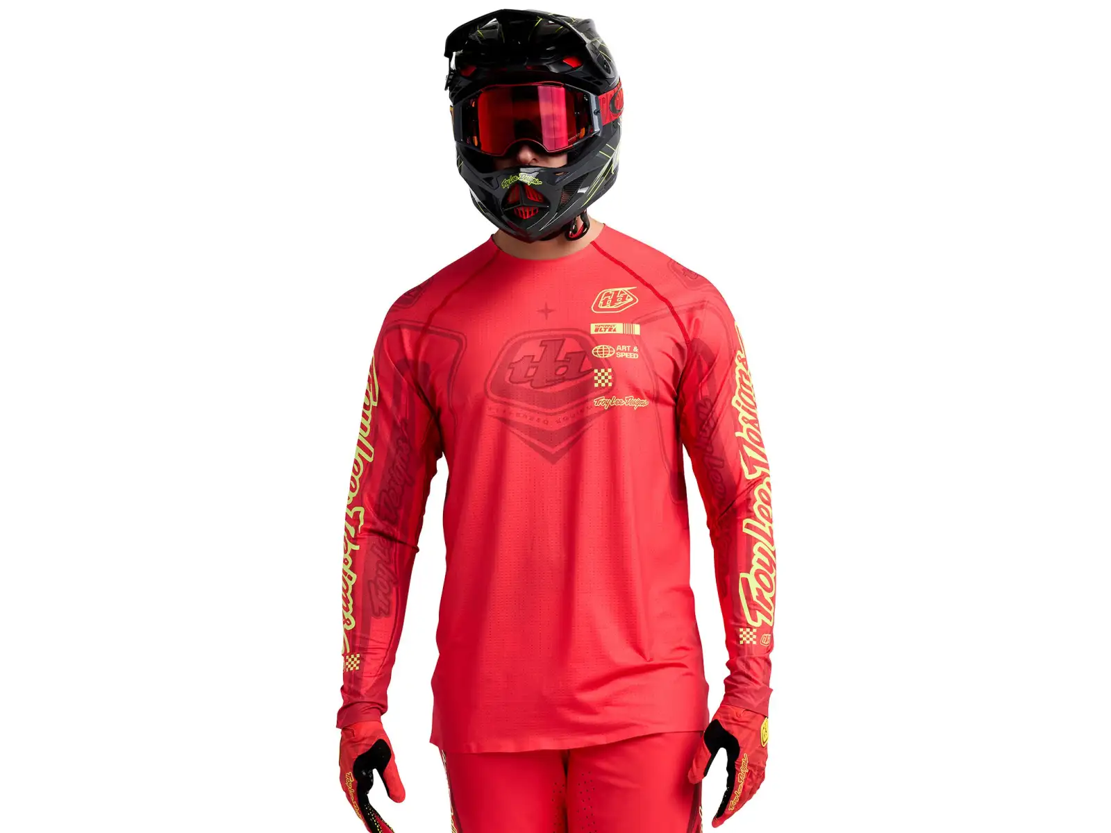 Troy Lee Designs Sprint Ultra Ghostwing pánský dres dlouhý rukáv Infra Red