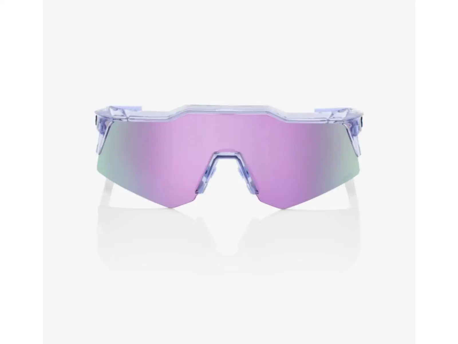 100% SPEEDCRAFT XS HiPER Lavender brýle se zrcadlovými skly průhledná/fialová
