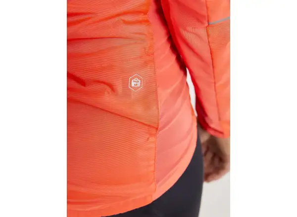 Craft ADV Essence Light Wind dámská cyklistická bunda oranžová
