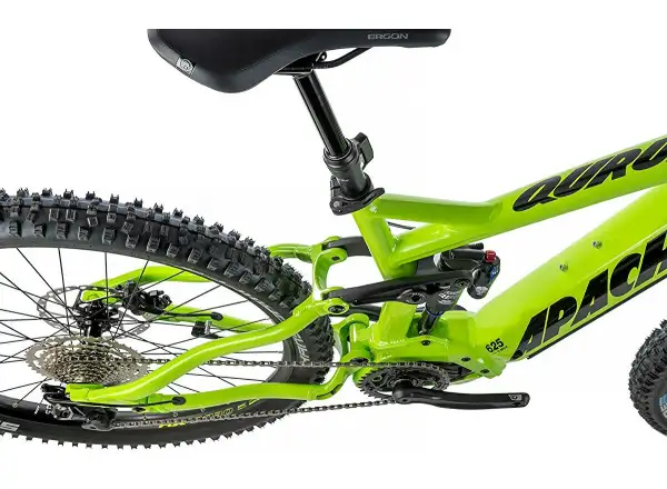 Apache Quruk 5 Bosch celoodpružené elektrokolo acid green