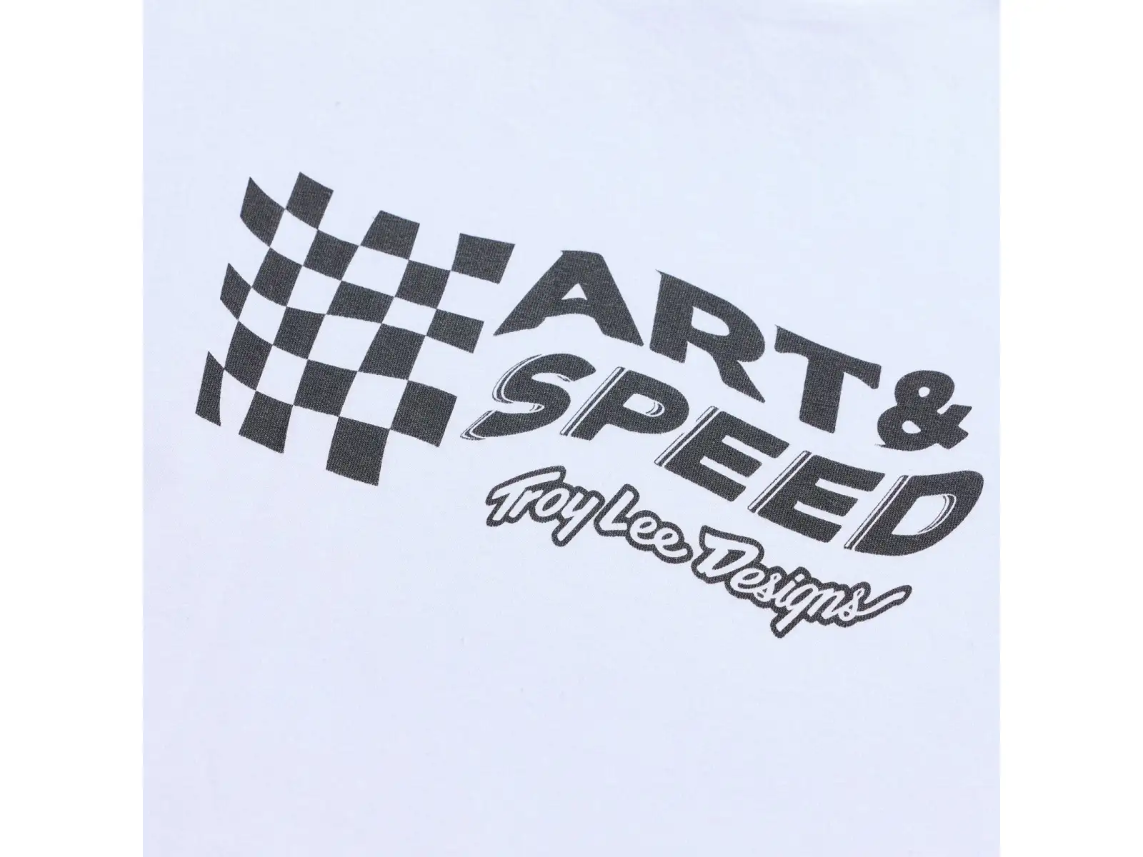 Troy Lee Designs Finish Line pánské triko krátký rukáv White