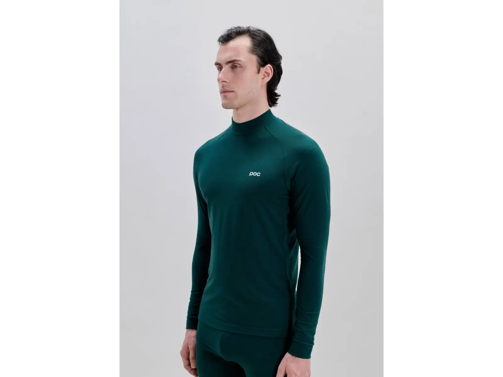 POC Layer Merino pánské spodní triko dlouhý rukáv Pargasite Green
