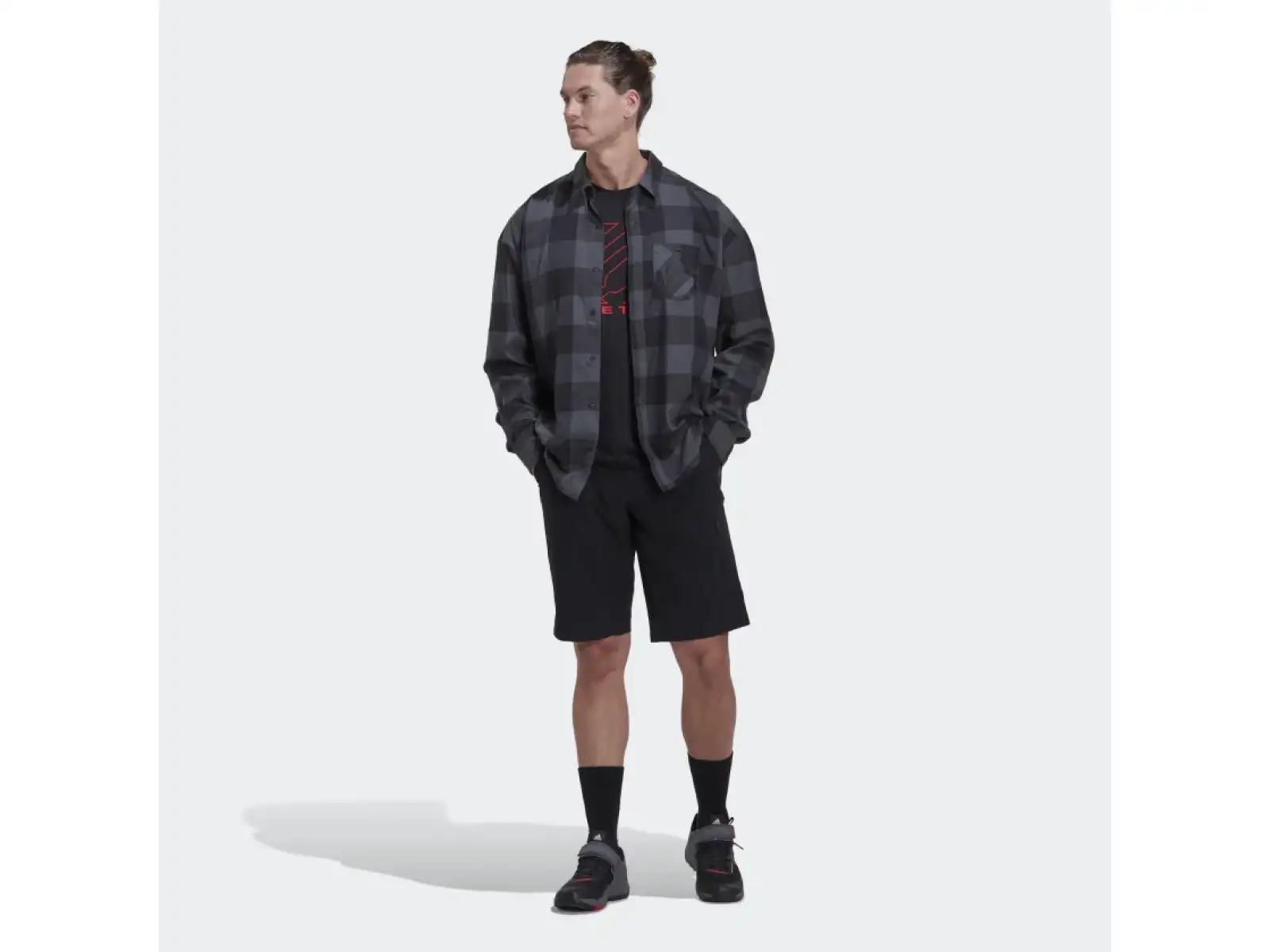 Five Ten Flannel pánská košile Grey Six/Black
