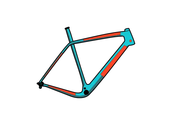 RideWrap set ochranných fólií na rám 30 % pokrytí pro Silniční a Gravel kola