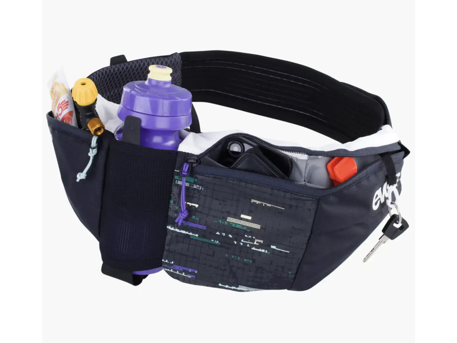 Evoc Hip Pouch Pro ledvinka 1 l + láhev 0,55 l Multicolour