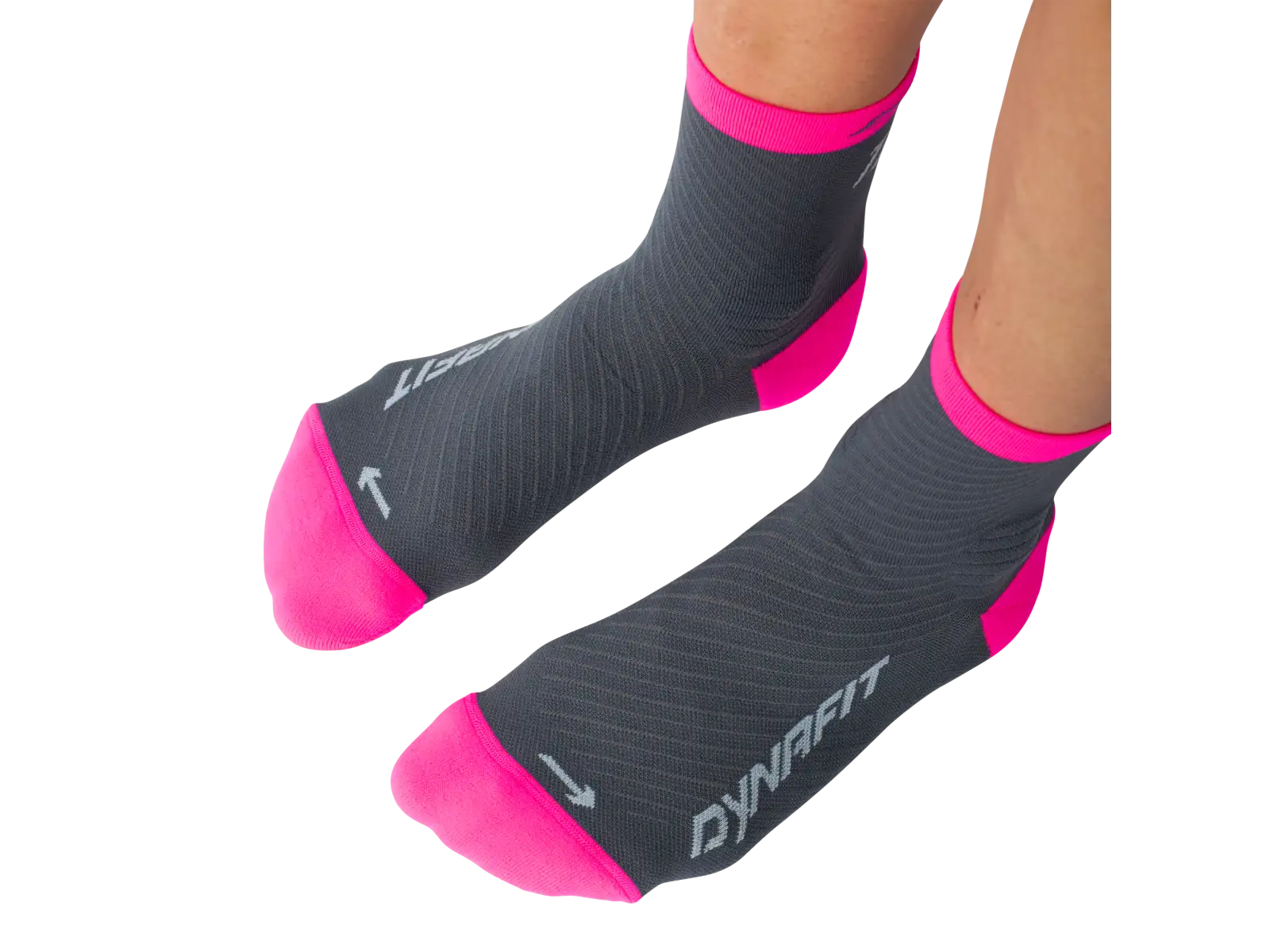 Dynafit Trail Mid běžecké ponožky Cinder/Pink Glo
