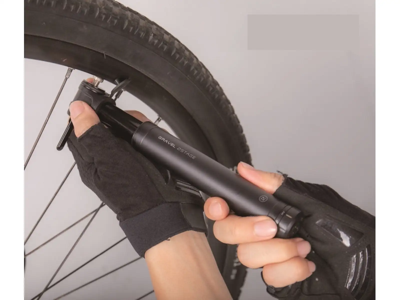 Topeak Gravel 2Stage mini hustilka 18,4cm Black