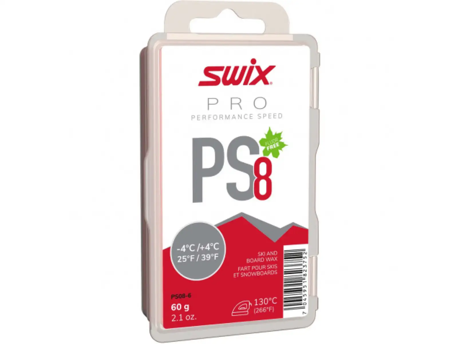 Swix PS08-6 Pure Speed skluzný vosk 60g