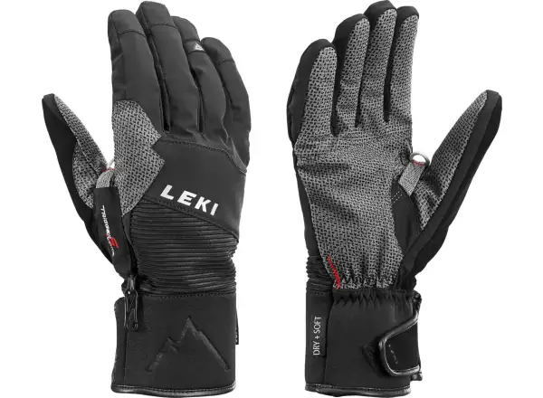 Leki Tour Evolution V touringové rukavice black/chrome/red