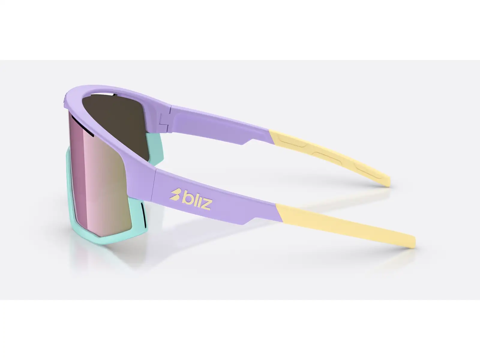 Bliz Fusion Small sluneční brýle Matt Pastel Purple/Brown&Rose Mirror