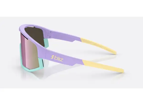 Bliz Fusion Small sluneční brýle Matt Pastel Purple/Brown&Rose Mirror