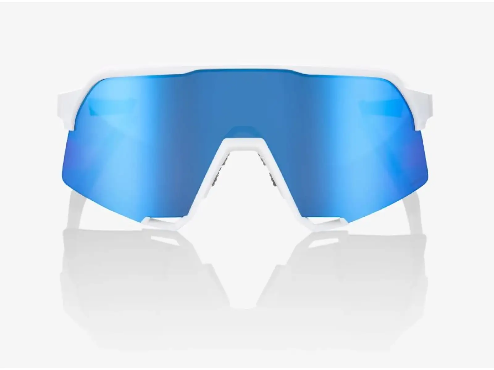 100% S3 brýle Matte White/HiPER Blue Multilayer Mirror