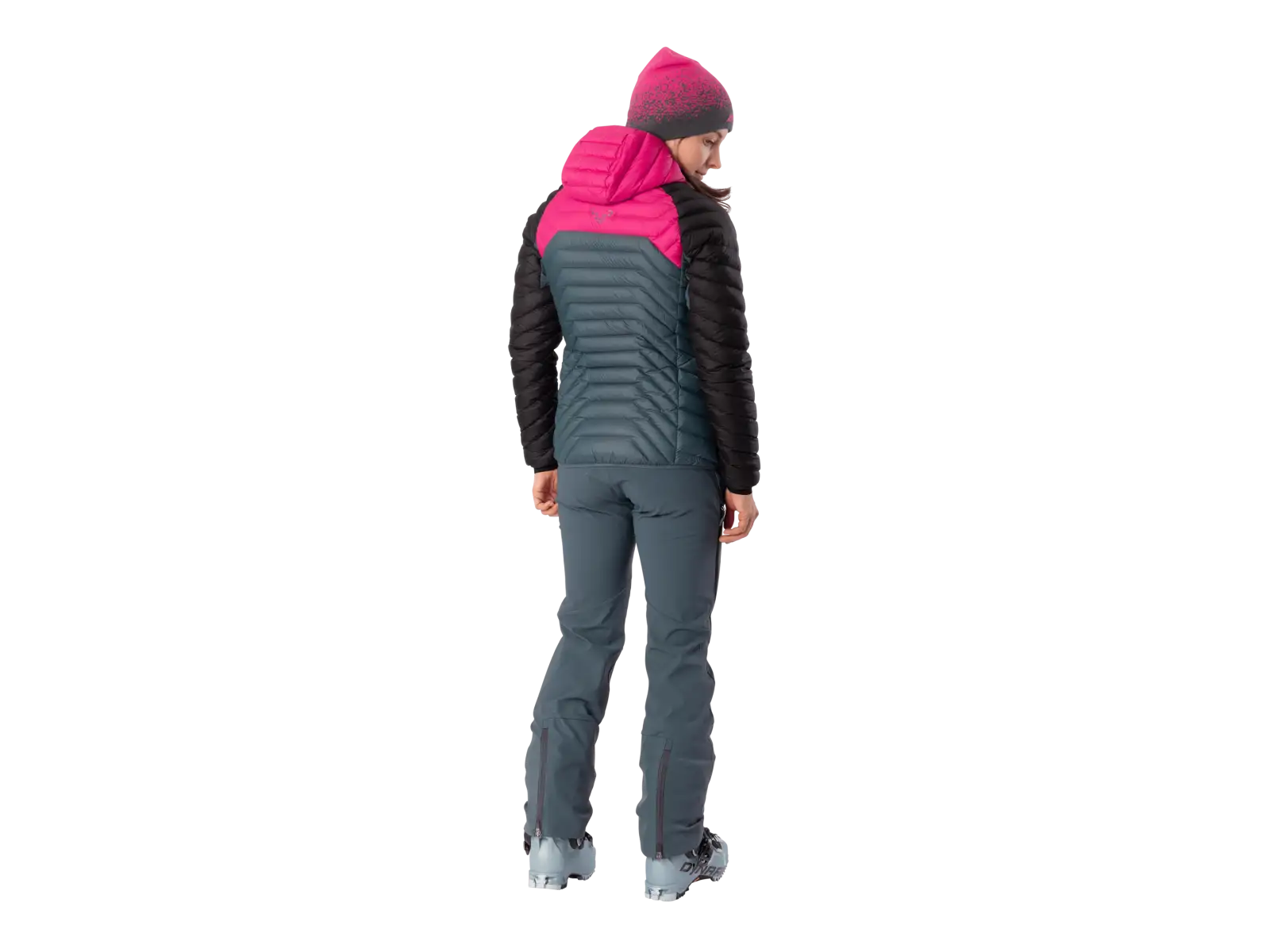 Dynafit Radical Down Hooded dámská Bunda Black Out/6550/0720