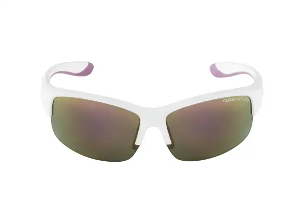 Alpina Flexxy Youth JR dětské brýle White-Purple Matt/Pink mirror