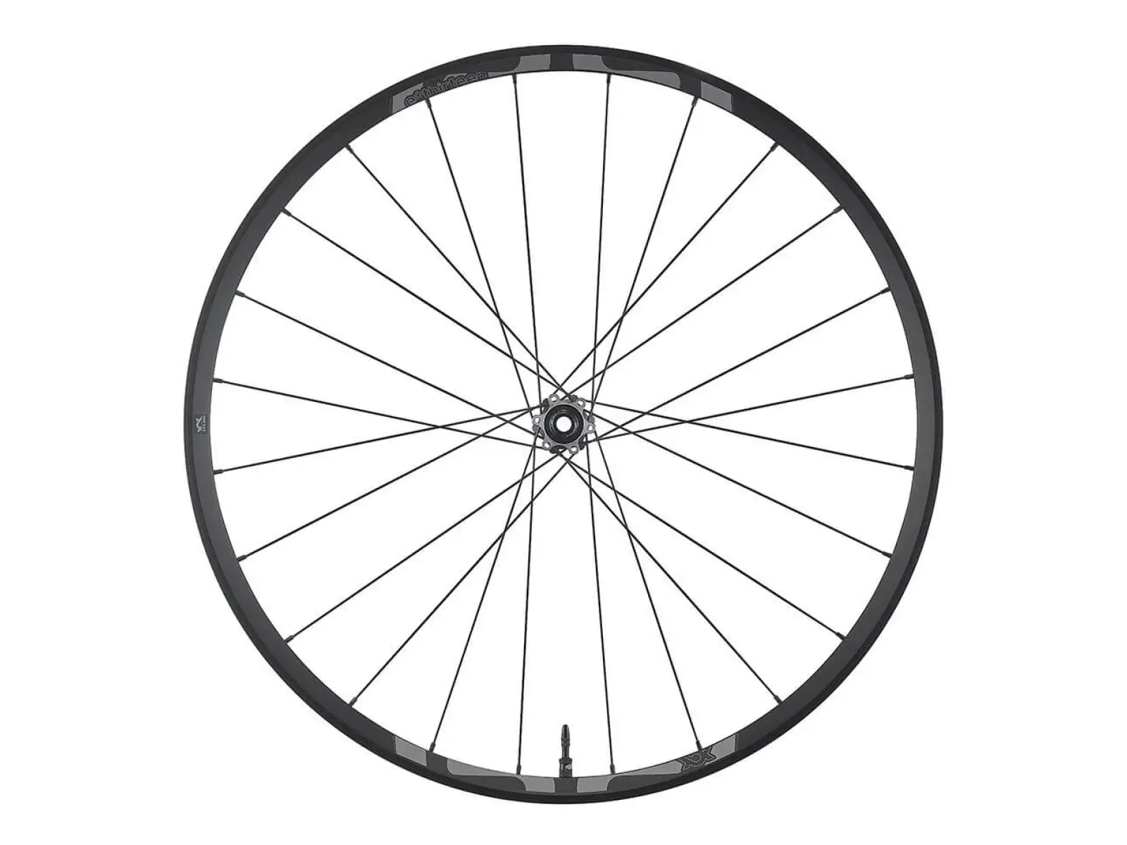 E-13 XCX Gravel 28" zadní vypletené kolo 142x12 mm ořech sram XDR