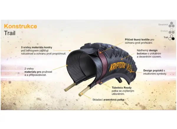 Continental Xynotal Trail Endurance 29x2,40" TLR E-25 MTB plášť kevlar černá
