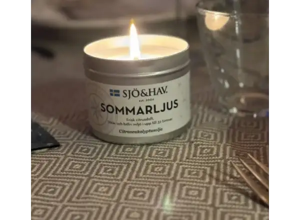 Sjö&Hav citronelová svíčka proti komárům 200g