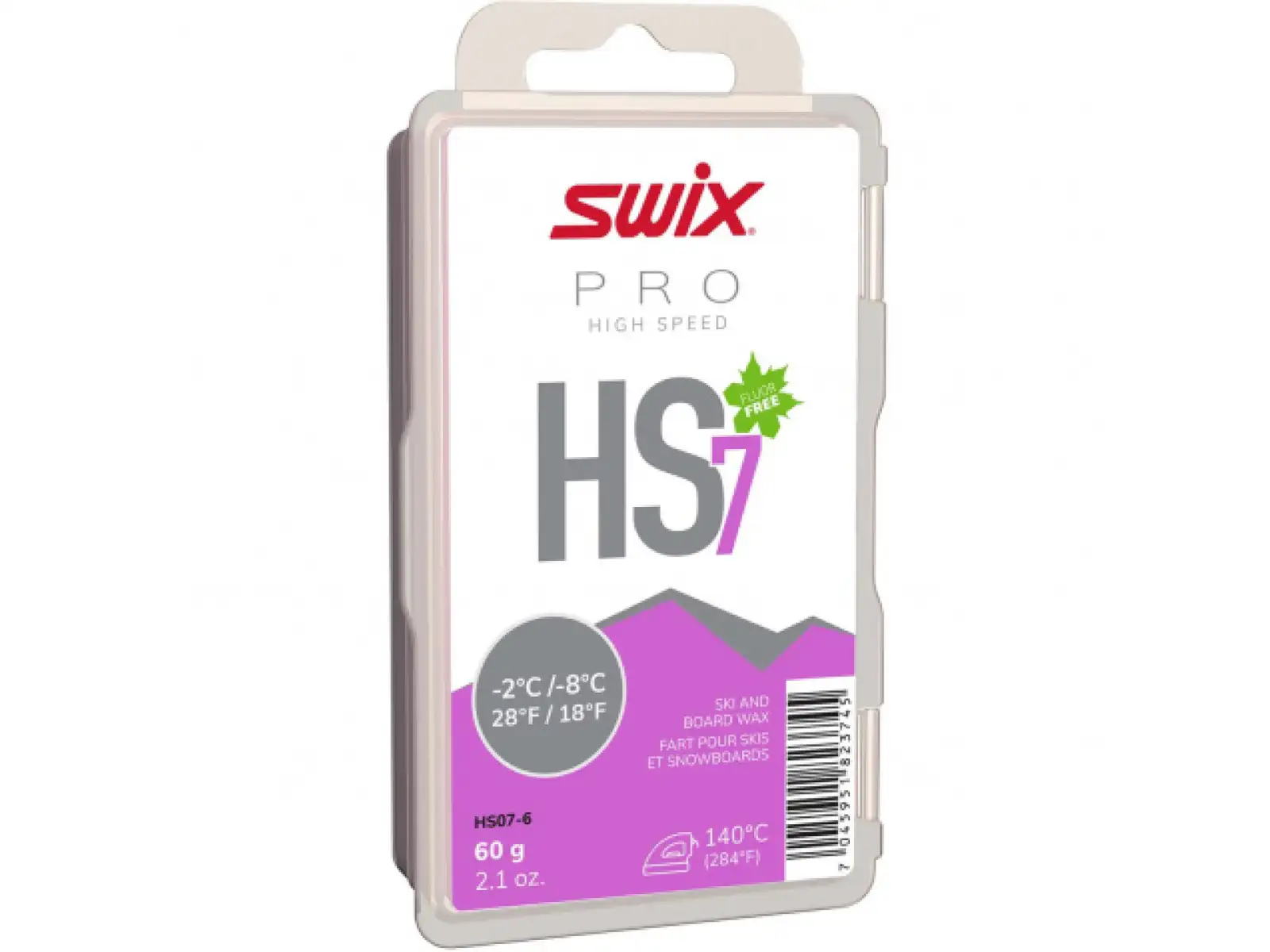 Swix HS07-6 High Speed skluzný vosk 60g