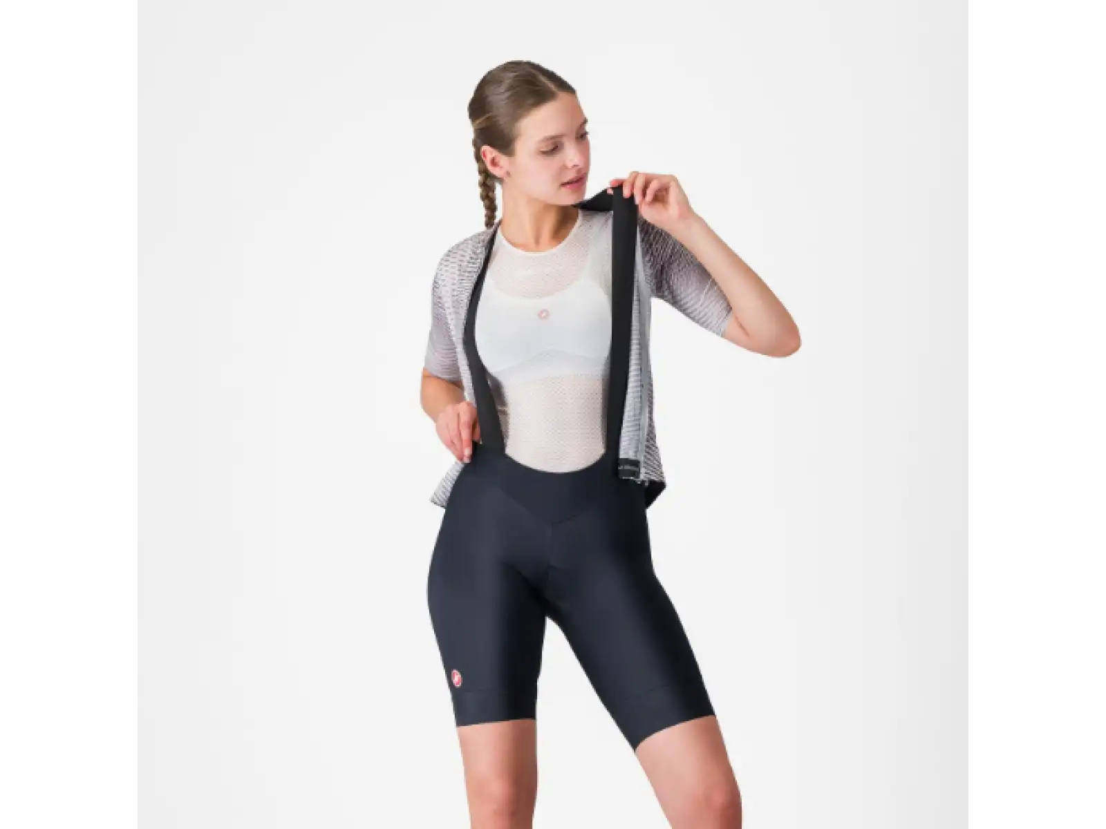 Castelli Prima 2 DT dámské kraťasy s laclem Black/Black