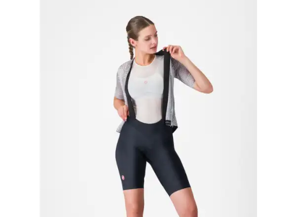 Castelli Prima 2 DT dámské kraťasy s laclem Black/Black