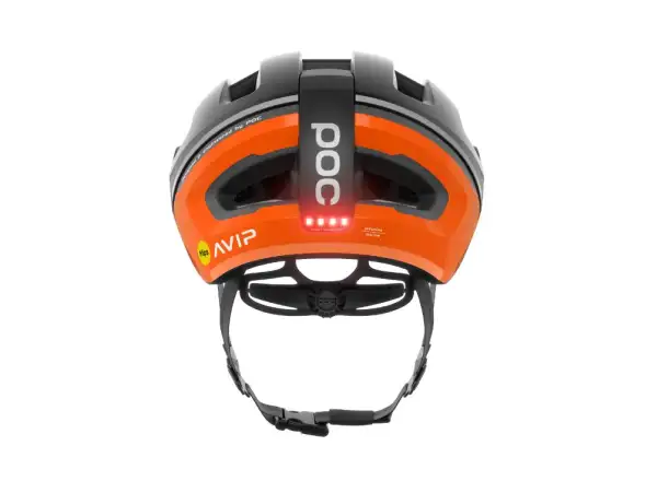 POC Omne Beacon MIPS cyklistická přilba Fluorescent Orange AVIP/Uranium Black Matt