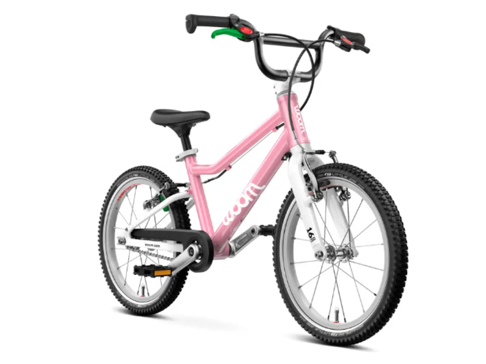 Woom Go 3 dětské kolo 16" Powder Pink