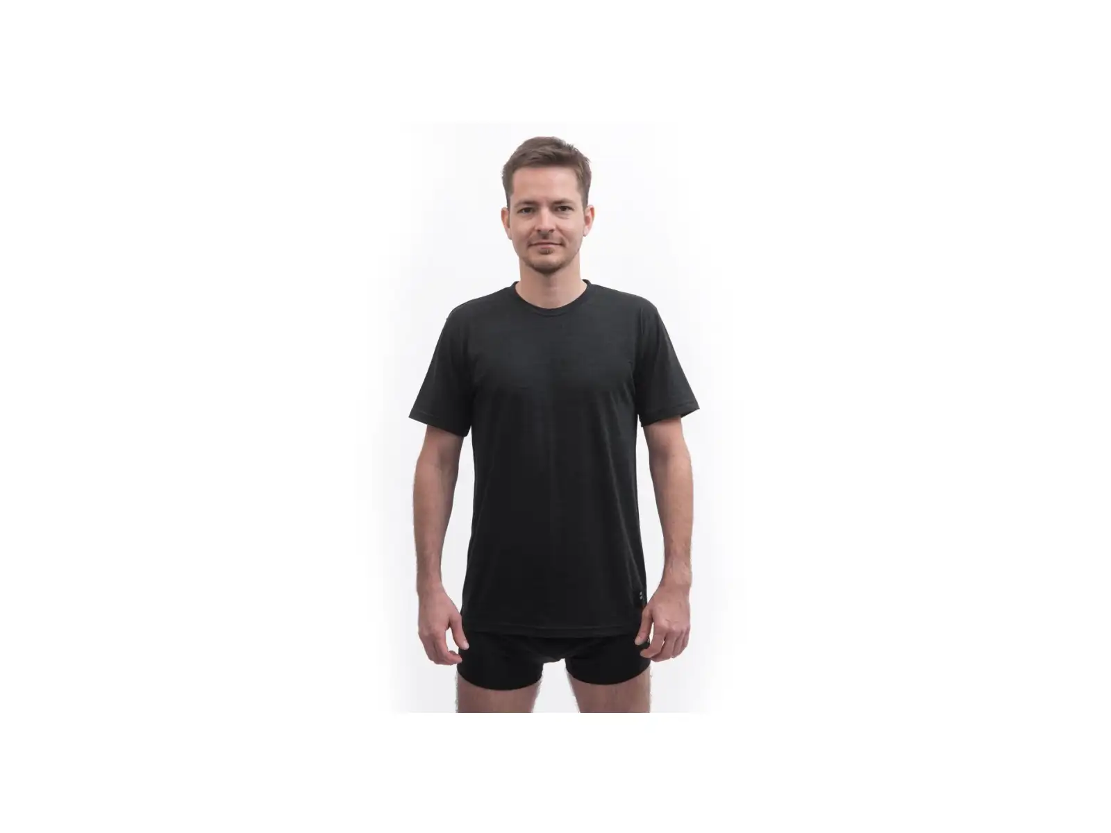 Sensor Merino Cordura pánské triko krátký rukáv černá