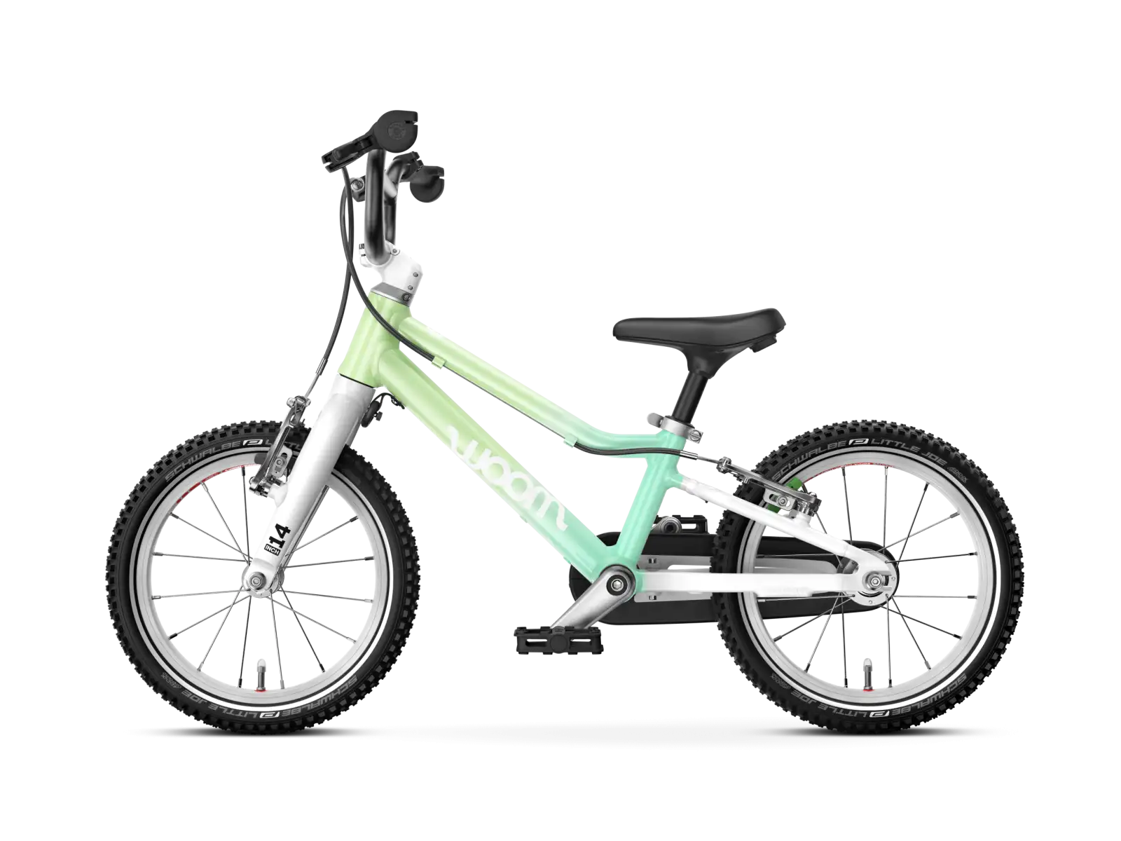 Woom GO 2 dětské kolo 14 Spearmint Crush Limited