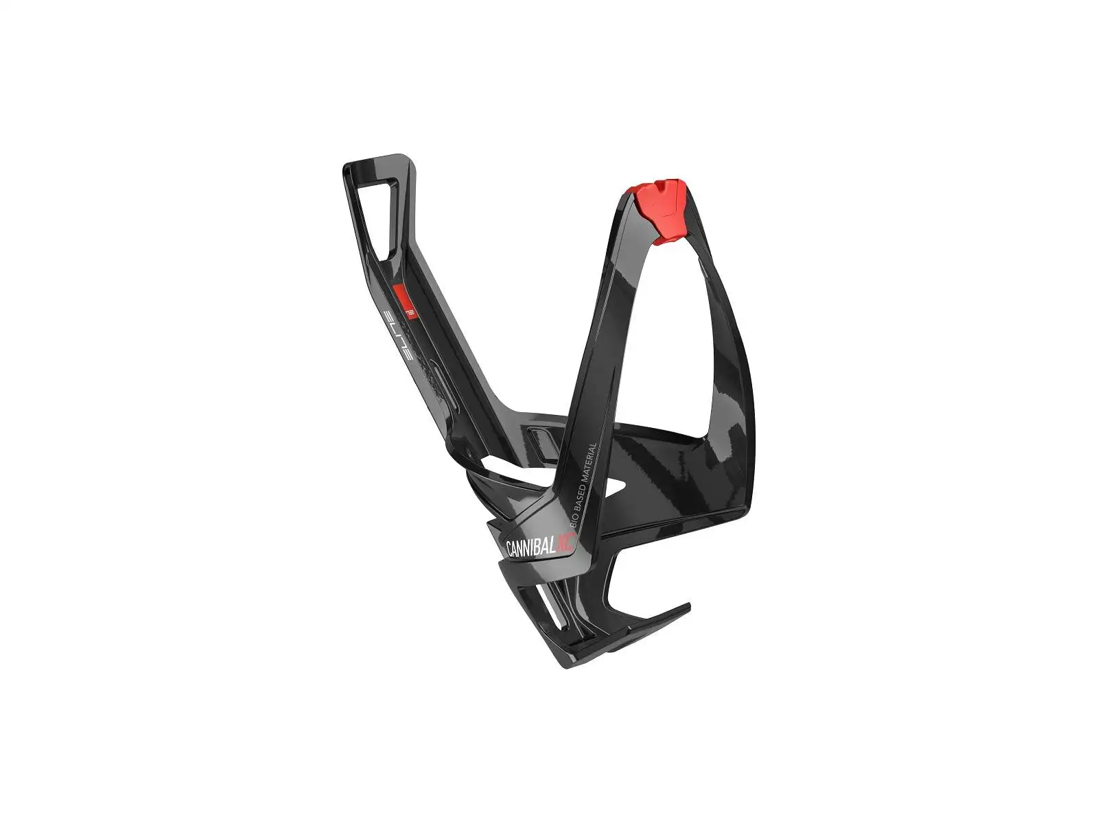 Elite Cannibal XC Bio Based košík Black Glossy/Red Graphic