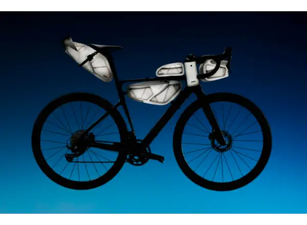 POC Ultra Top Tube Bag 1.7 l brašna na horní rámovou trubku Hydrogen White Translucent