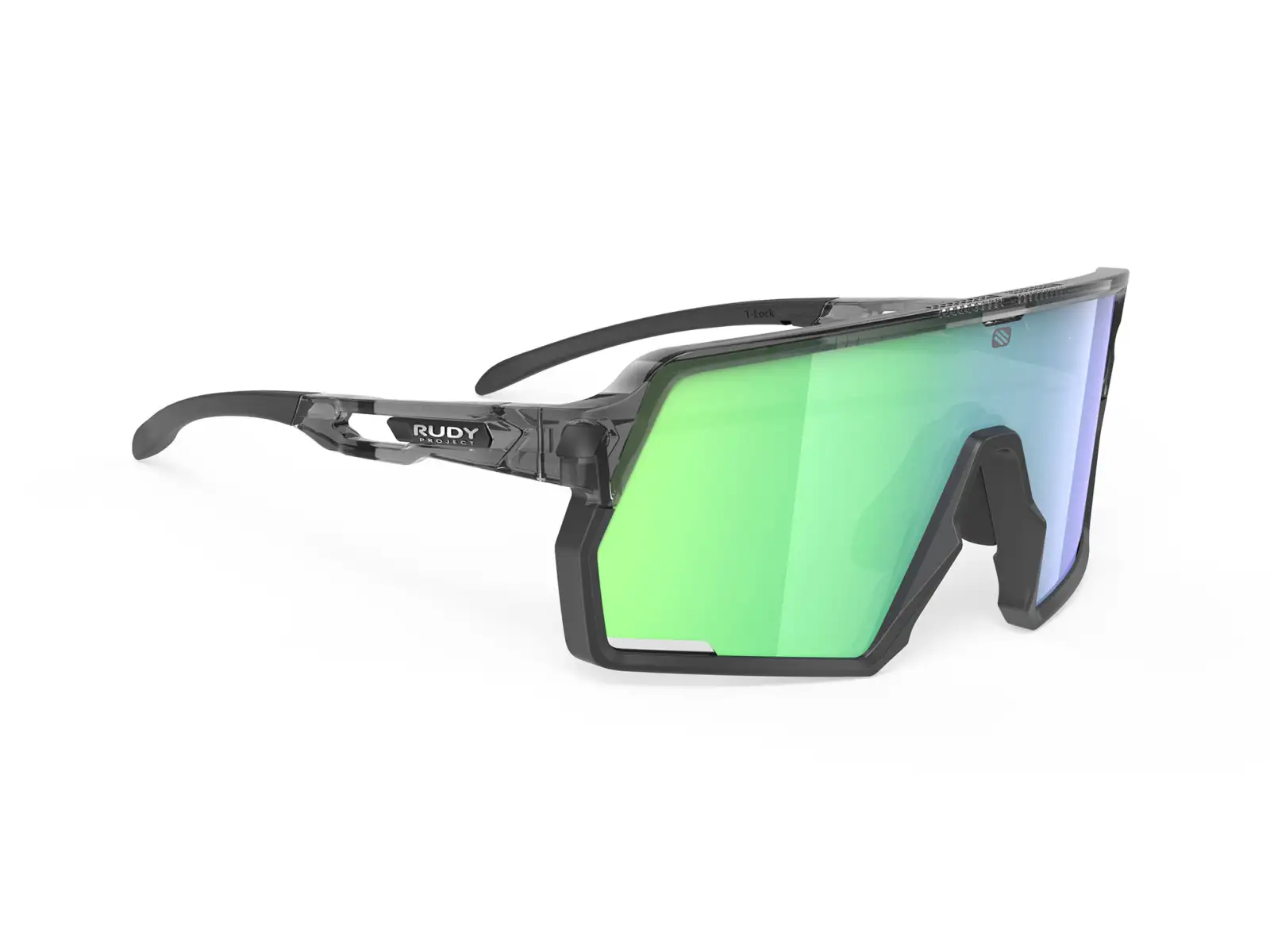 Rudy Project Kelion sportovní brýle Crystal Ash/Multilaser Green