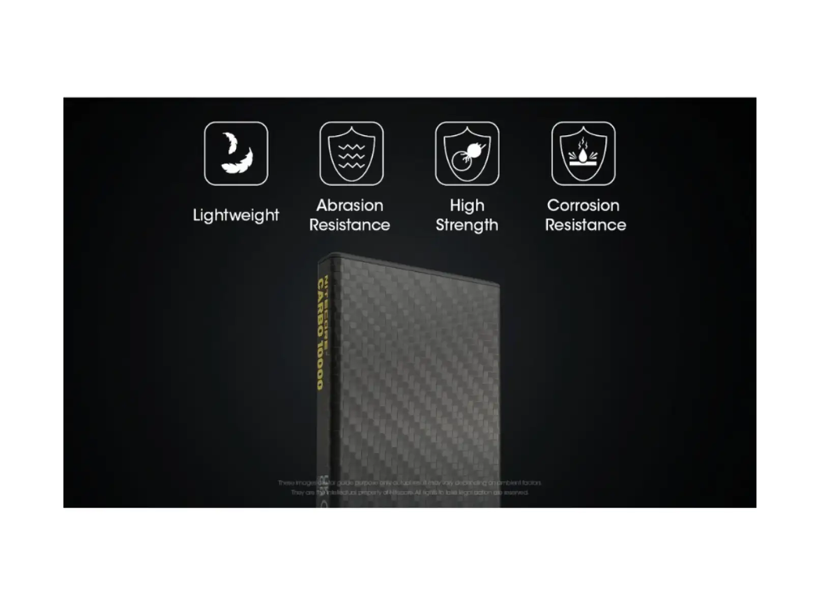 Nitecore výkonná Powerbanka CARBO 10000, USB-C, 10000 mAh