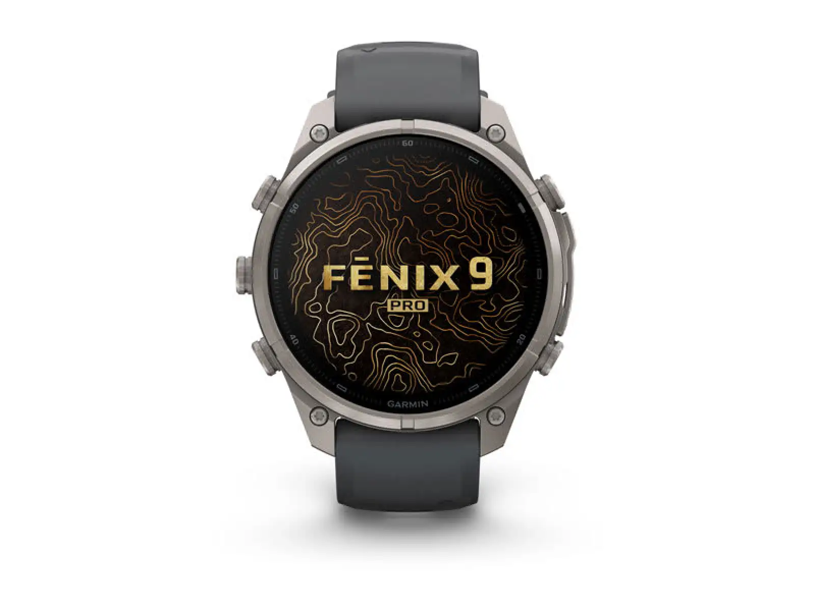 Garmin fenix 9 Pro inReach 43 mm chytré hodinky Carbon gray DLC Titanium Black/Pebble gray