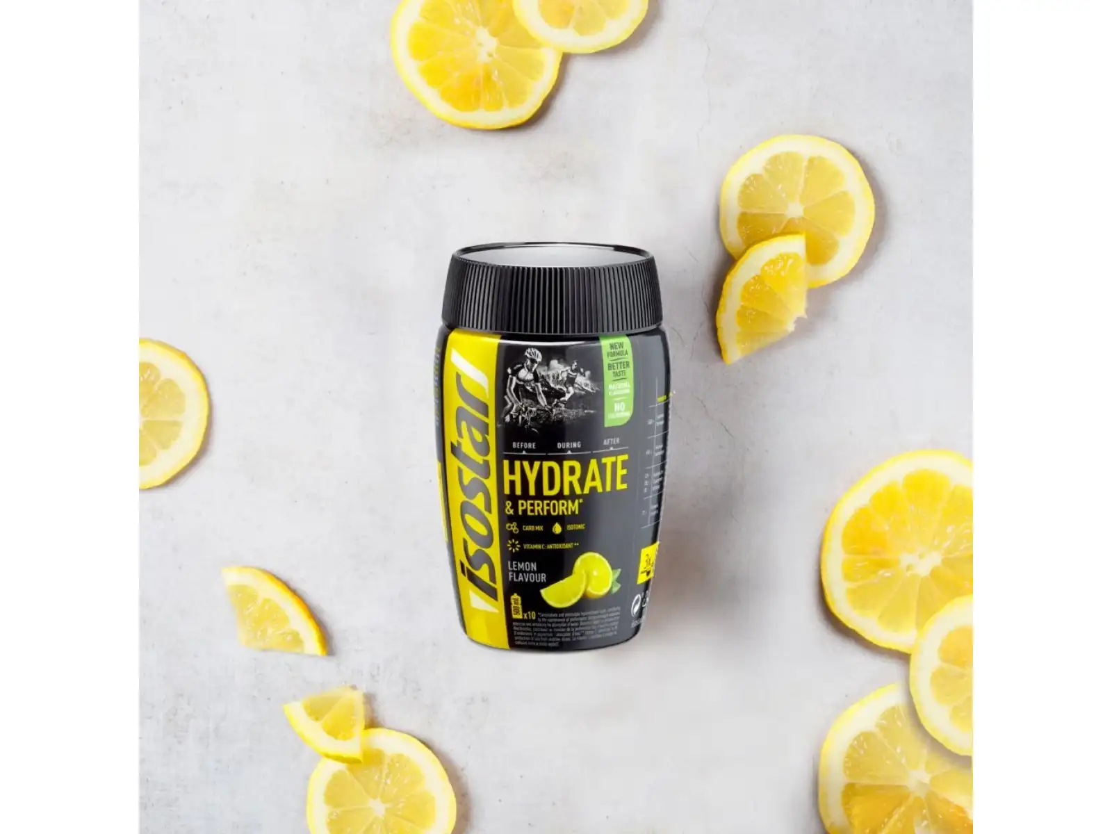 Isostar Hydrate & Perform iontový nápoj 400 g citron