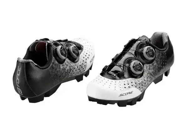 Force Score MTB pánské tretry bílá/černá