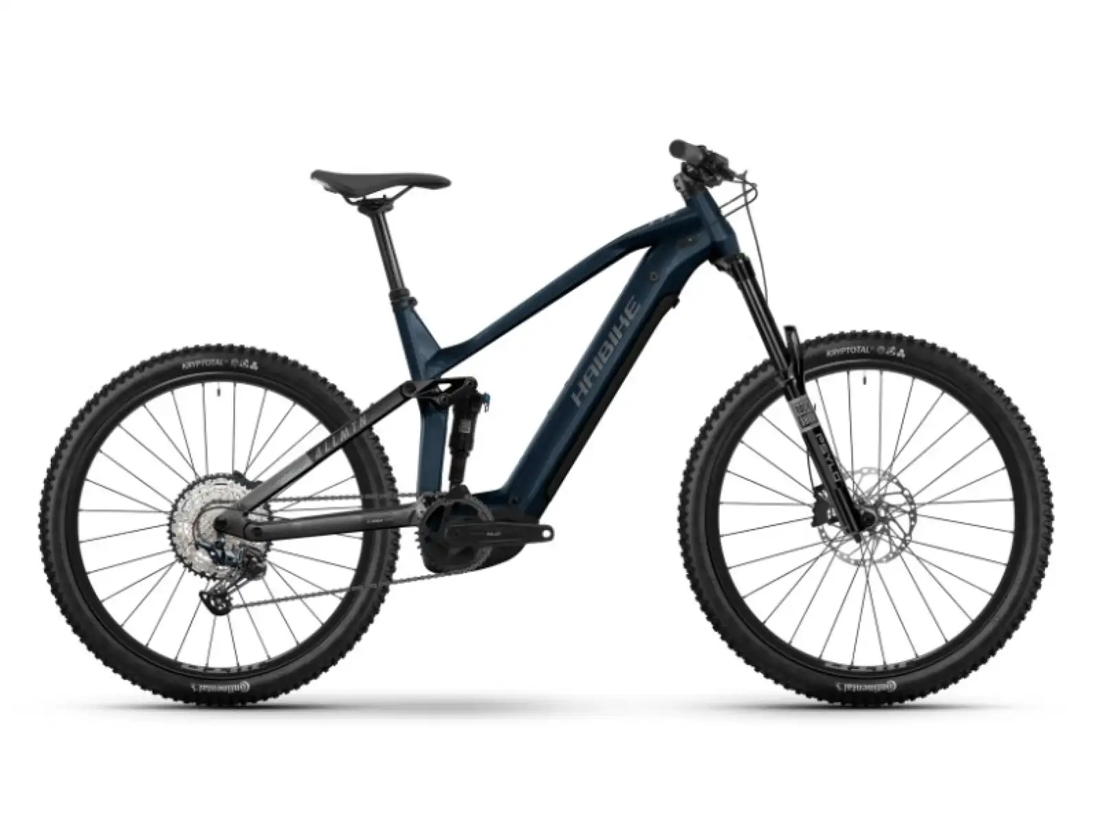 Haibike ALLMTN 6 800Wh celoodpružené elektrokolo ocean black/grey