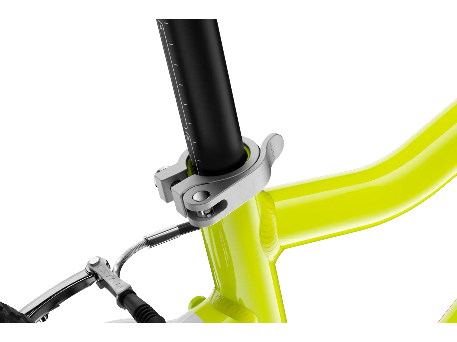 Woom GO 4 dětské kolo neon lime
